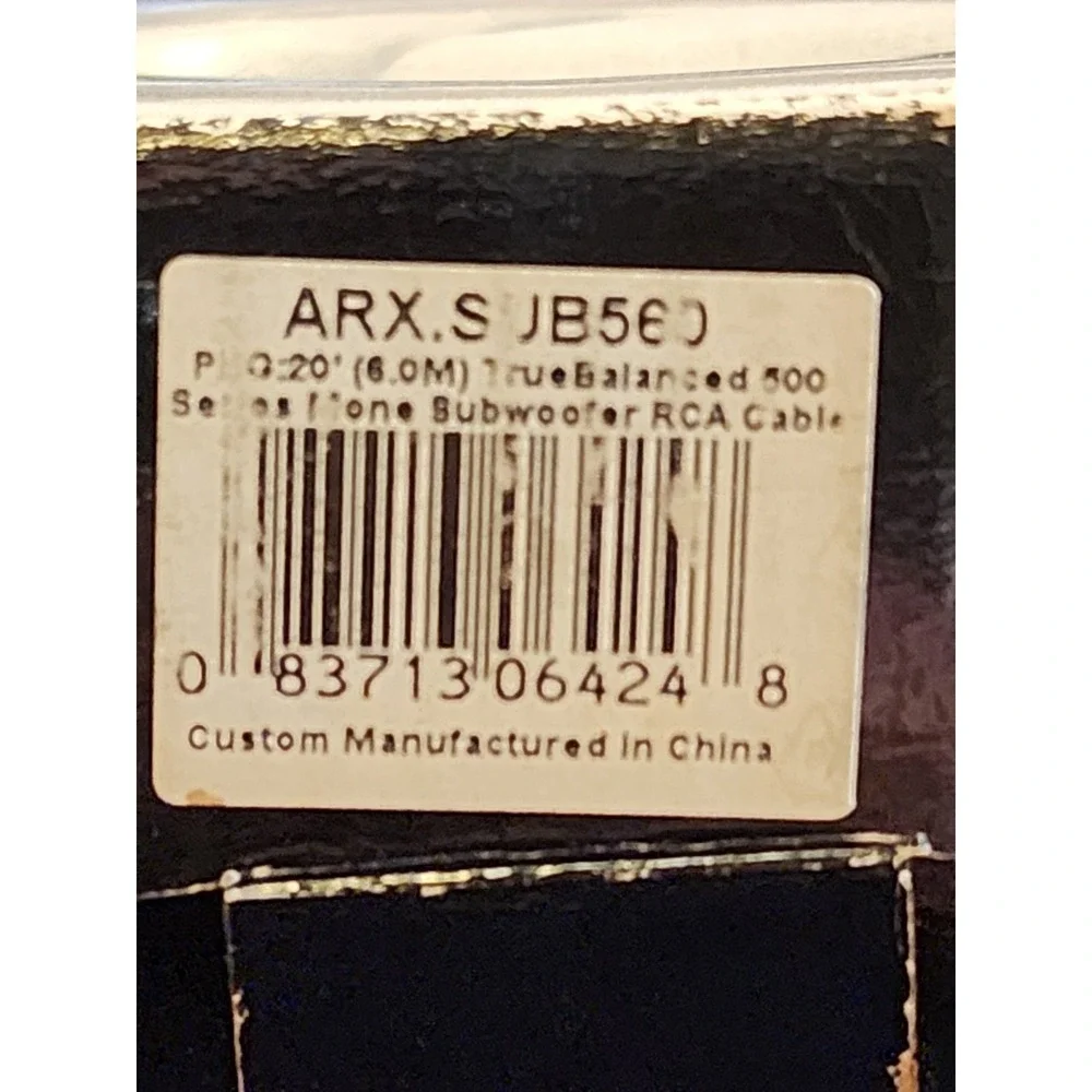 🔥Phoenix Gold Audio Interconnect Subwoofer 20 FT Cable ARx.sub560 True Balanced